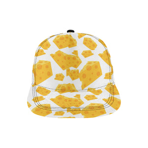 Cheese slice pattern All Over Print Snapback Cap