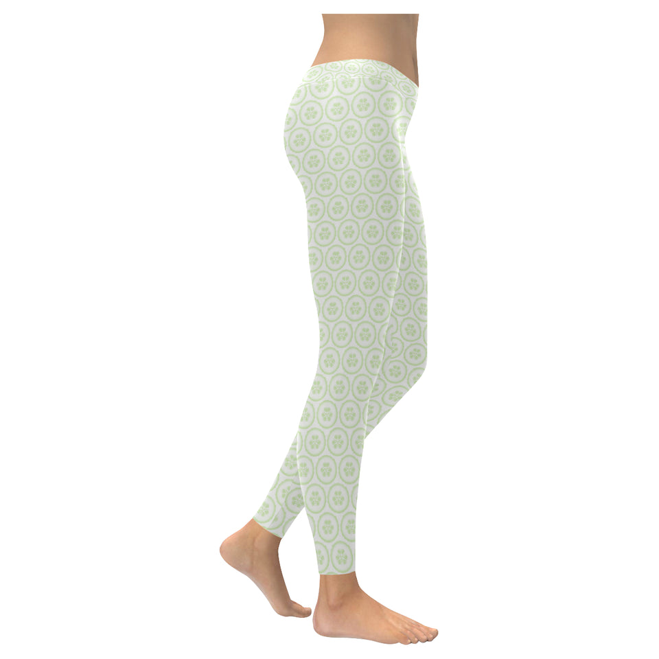 Cucumber pattern background Women's Legging Fulfilled In US