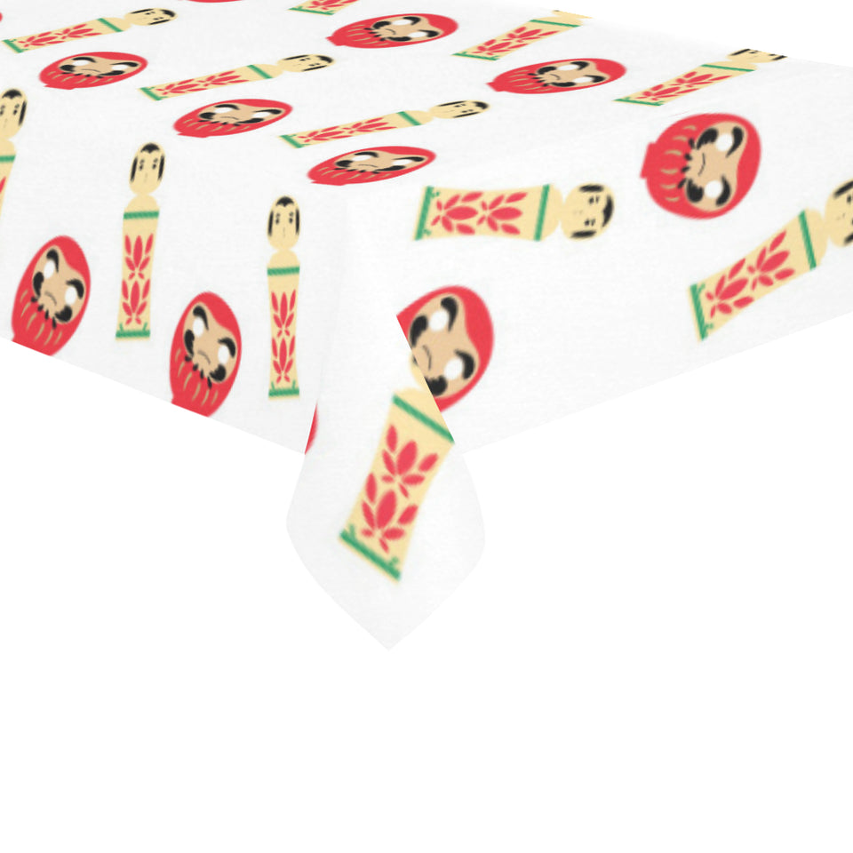 Daruma japanese wooden doll Tablecloth