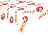 Daruma japanese wooden doll Tablecloth