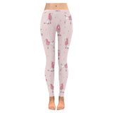 Poodle dog pink color theme Women's Legging Fulfilled In US