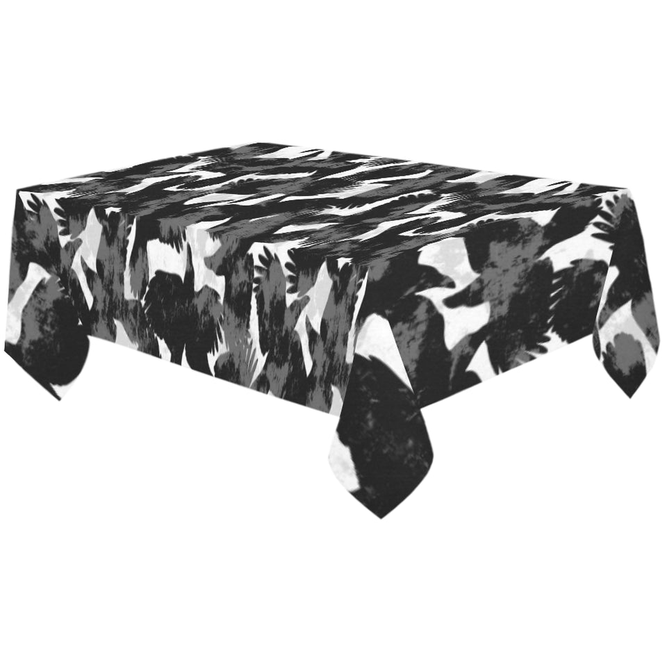 Crow illustration pattern Tablecloth