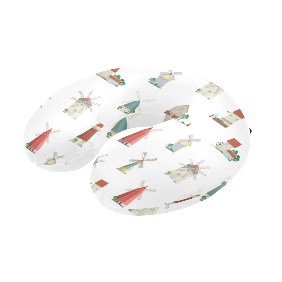 windmill design pattern U-Shaped Travel Neck Pillow