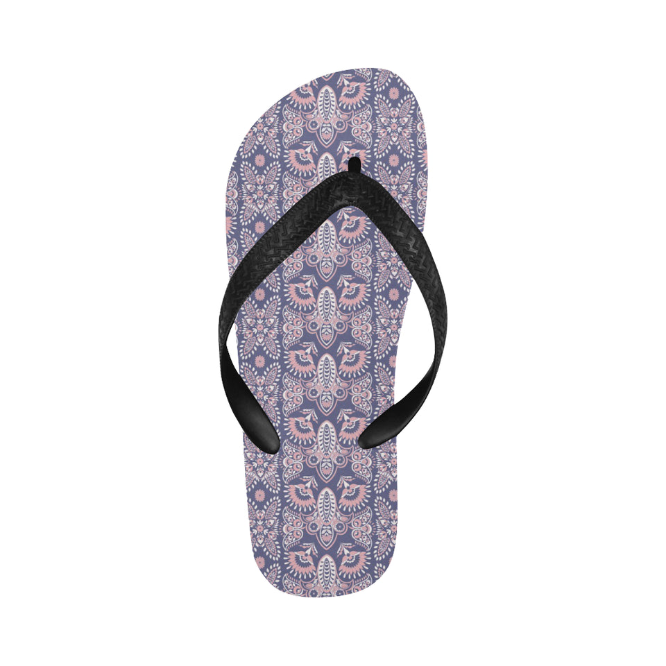 Indian Batik Style pattern Unisex Flip Flops