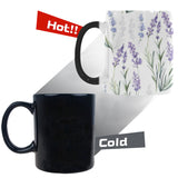 Hand painting Watercolor Lavender Morphing Mug Heat Changing Mug