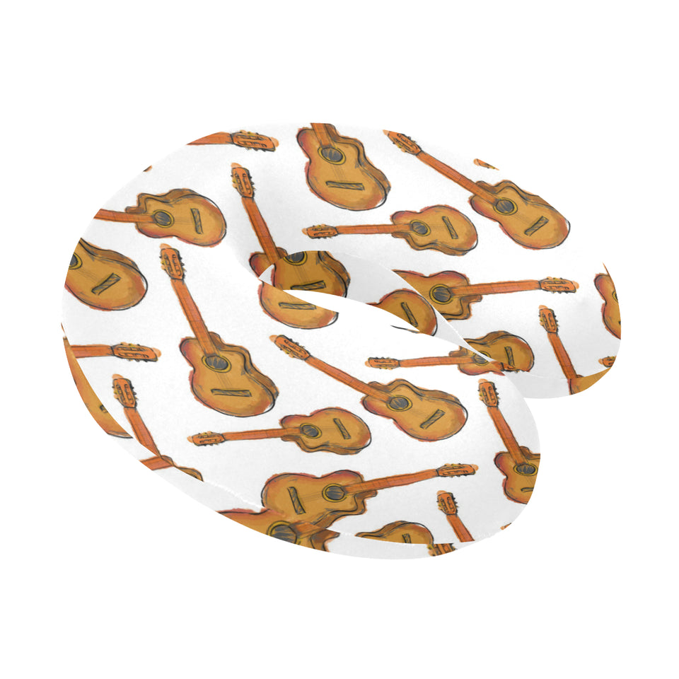 Paint Guitar Pattern U-Shaped Travel Neck Pillow