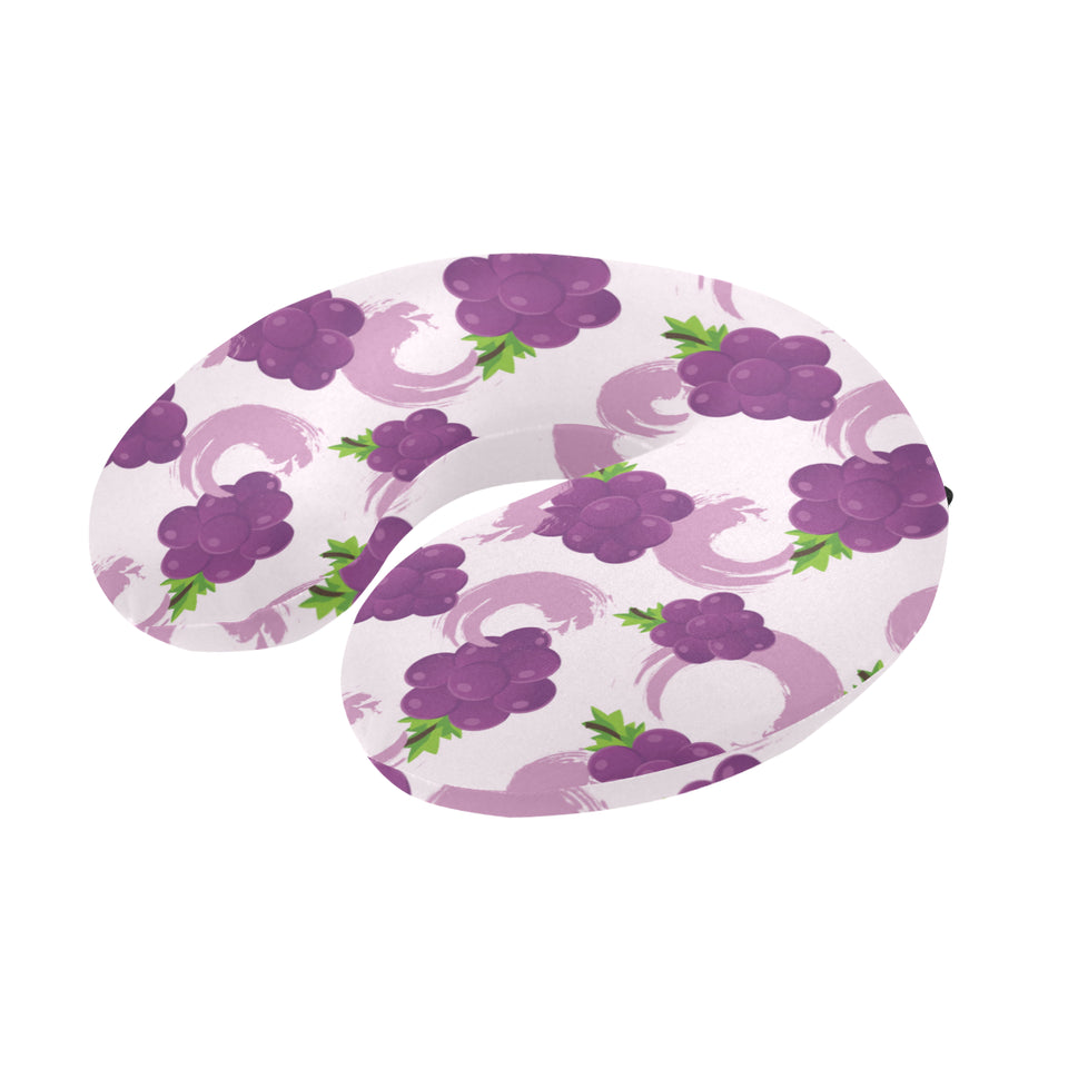 Cute Grape pattern U-Shaped Travel Neck Pillow