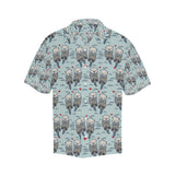 Lovely Sea Otter Pattern Men's All Over Print Hawaiian Shirt