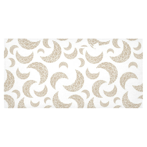 Cool gold moon abstract pattern Tablecloth