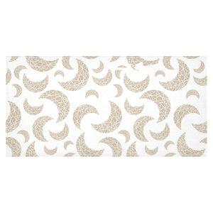 Cool gold moon abstract pattern Tablecloth