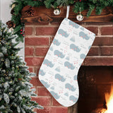 cute rhino heart pattern Christmas Stocking