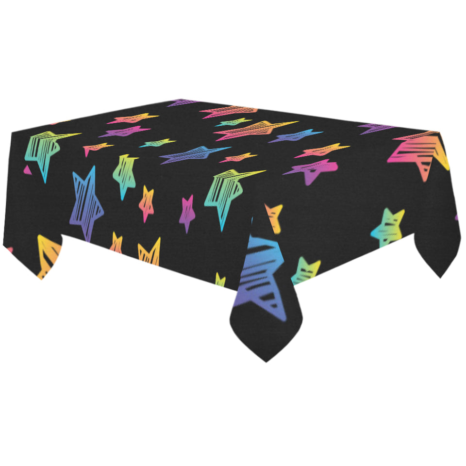 Colorful star pattern Tablecloth