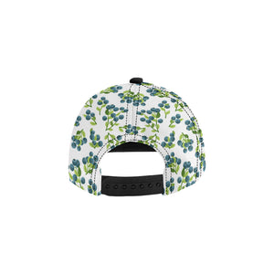 blueberry white background All Over Print Snapback Cap