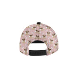 Cute unicorn pug pattern All Over Print Snapback Cap