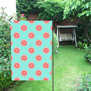 Grapefruit green background House Flag Garden Flag