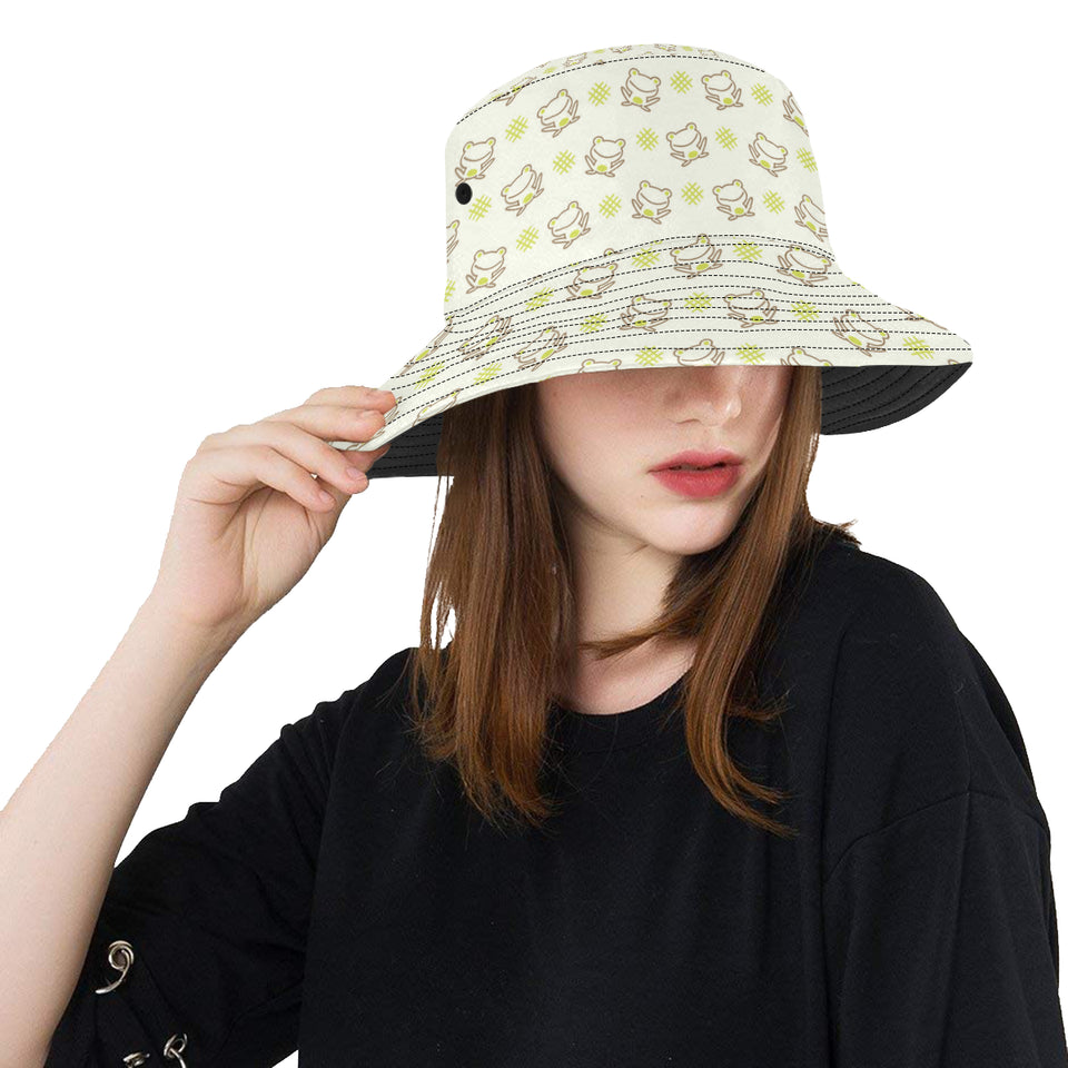 Cute cartoon frog baby pattern Unisex Bucket Hat