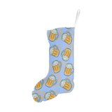 Beer pattern Christmas Stocking