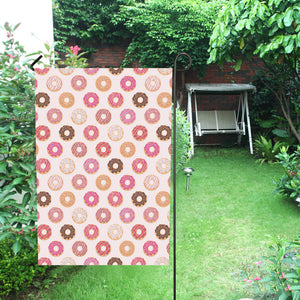 Colorful donut pattern House Flag Garden Flag