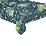 Cactus glass terrarium pattern Tablecloth