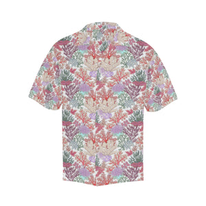 Coral Reef Pattern Print Design 03 Men's All Over Print Hawaiian Shirt (Model T58)