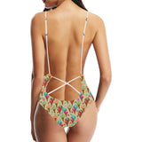 Colorful ice cream pattern Women's One-Piece Swimsuit