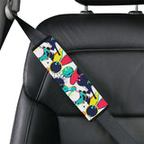 watercolor bowling ball pins Car Seat Belt Cover