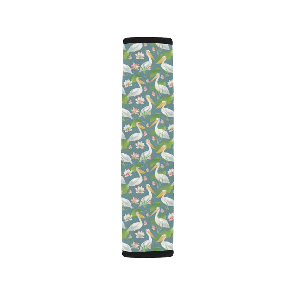 Pelican Pattern Print Design 04 Car Seat Belt Cover