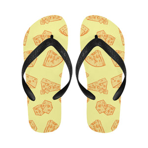 Cheese design pattern Unisex Flip Flops