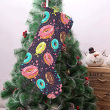 Colorful donut glaze pattern Christmas Stocking