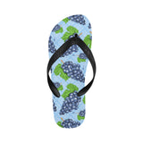 Watercolor grape pattern Unisex Flip Flops