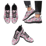 Yorkshire Terrier Pattern Print Design 03 Men's Breathable Sneakers ( Model 055)