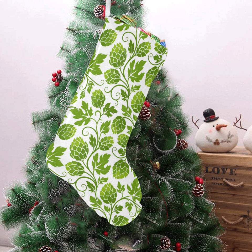 Hop design pattern Christmas Stocking