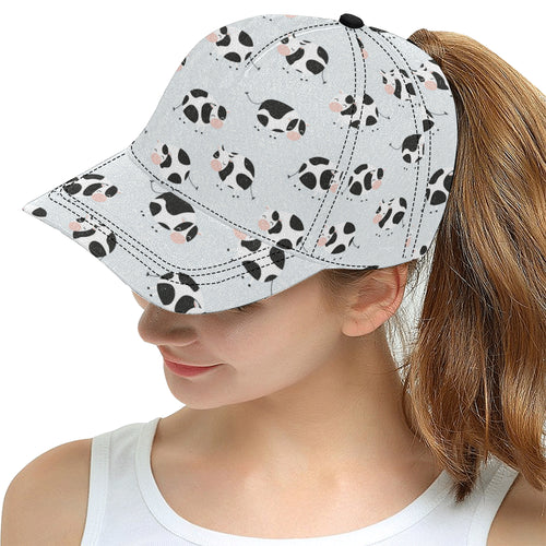 Cute cows pattern All Over Print Snapback Cap