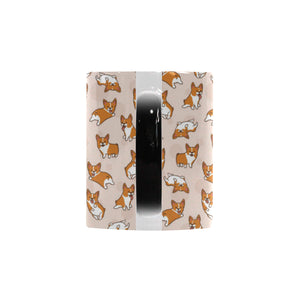 Cute Corgis Pattern pink background Morphing Mug Heat Changing Mug