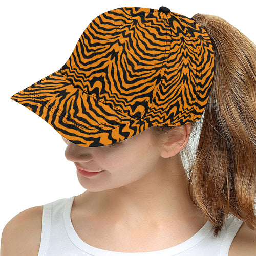 Bengal tigers skin print pattern All Over Print Snapback Cap