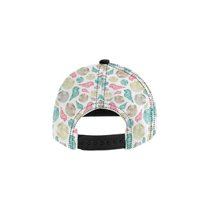 Colorful shell pattern All Over Print Snapback Cap