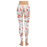 Watercolor fancy carp pattern Women's Legging Fulfilled In US