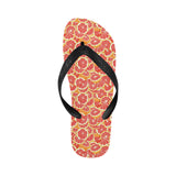 Tropical grapefruit pattern Unisex Flip Flops