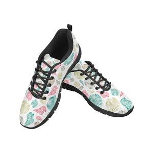 Colorful shell pattern Women's Sneaker Shoes