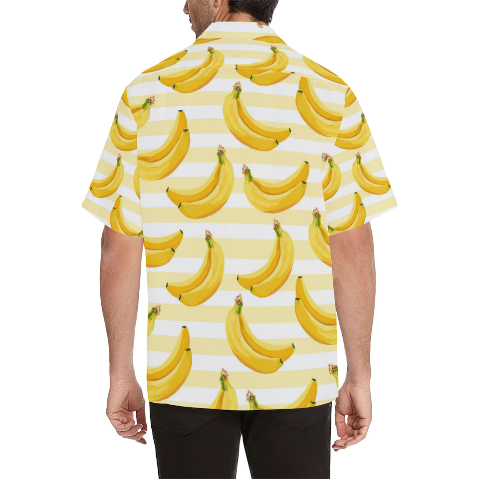 Banana pattern blackground Men's All Over Print Hawaiian Shirt