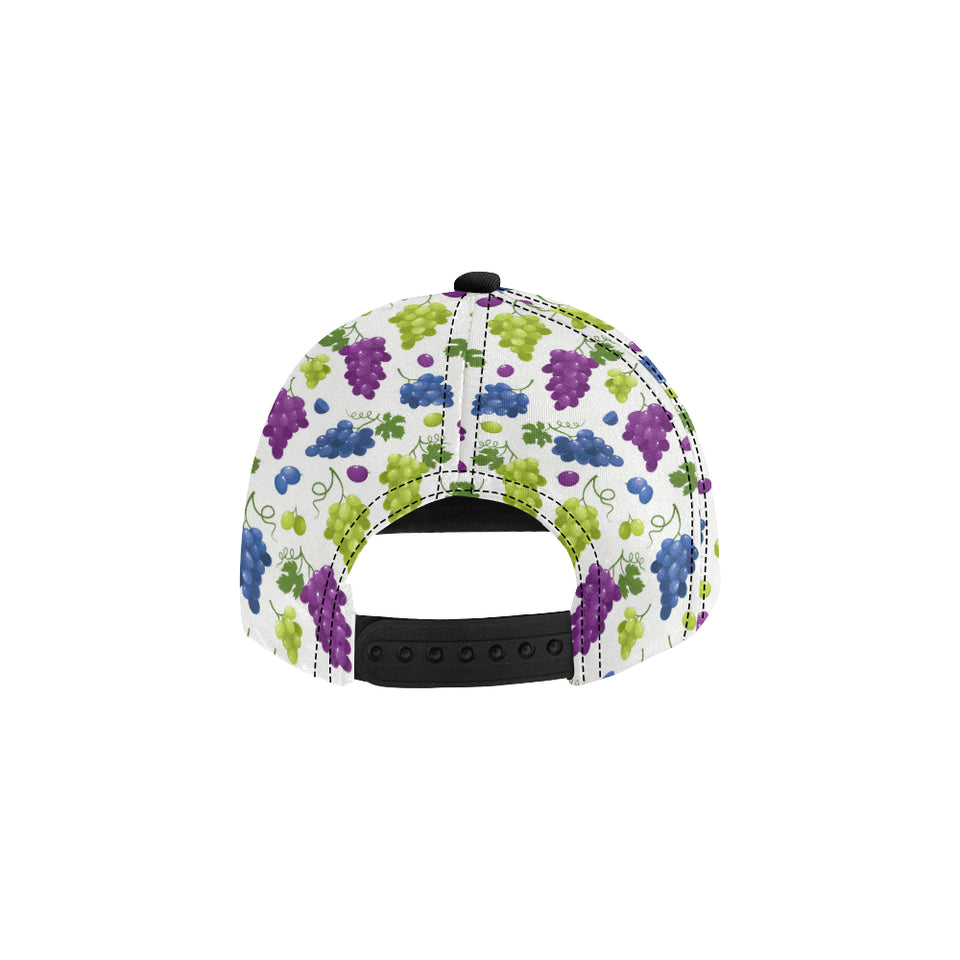 Grape pattern All Over Print Snapback Cap