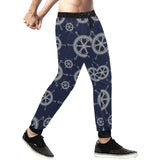 nautical steering wheel design pattern Unisex Casual Sweatpants