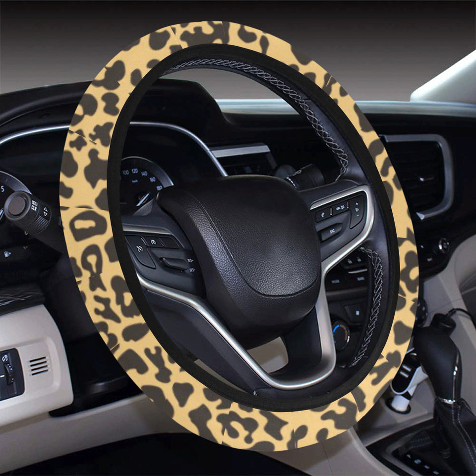 Leopard skin print Car Steering Wheel Cover
