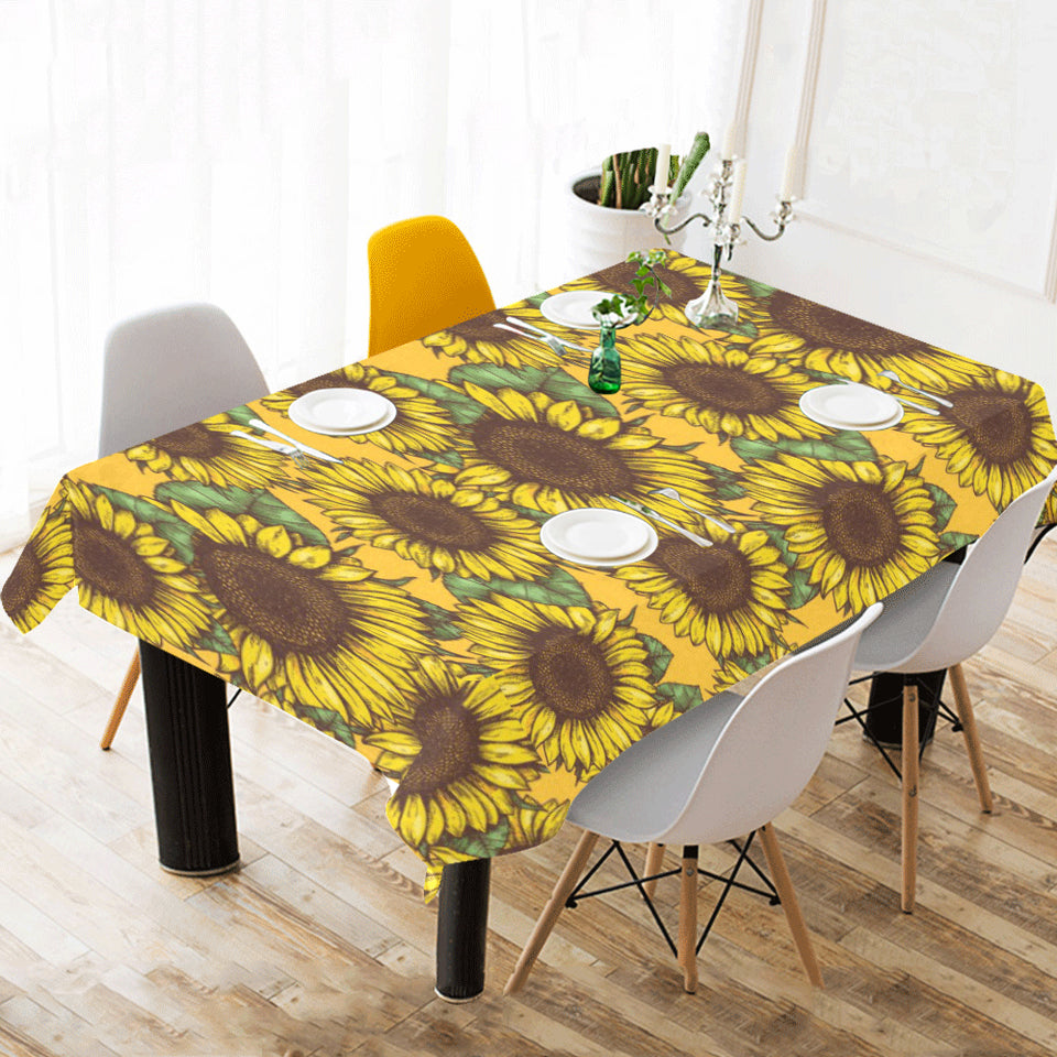 Sunflower pattern Tablecloth