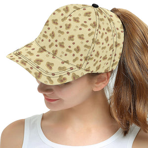 peanuts design pattern All Over Print Snapback Cap