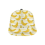 Banana pattern blackground All Over Print Snapback Cap