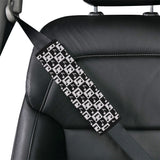 Music Notes Pattern Print Design 01 Car Seat Belt Cover