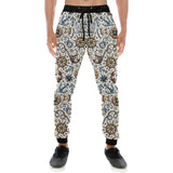 Cute nautical steering wheel anchor pattern Unisex Casual Sweatpants