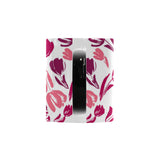 pink sketch tulip pattern Morphing Mug Heat Changing Mug