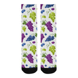 Grape pattern Crew Socks